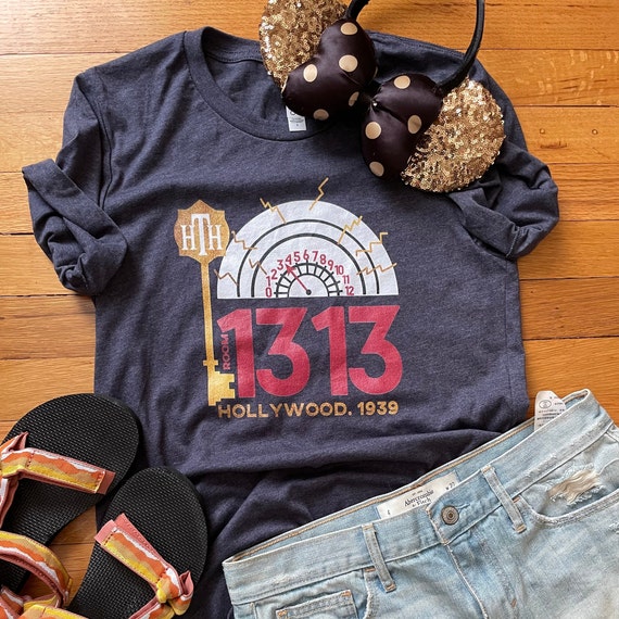Tower of Terror Shirt: Hollywood Tower Hotel Room 1313 - Etsy