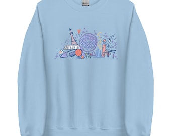 EPCOT Sweatshirt Disney Parks Shirt Spaceship Earth Disney World Epcot Unisex Sweatshirt