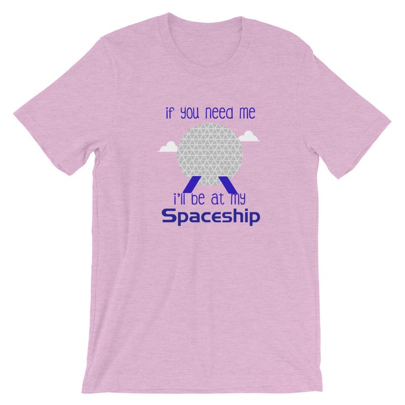 Spaceship Earth Disney T-Shirt Disney World Epcot Unisex T-Shirt Prism Lilac