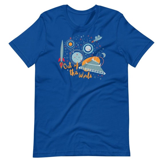 スペースマウンテンTシャツ ディズニー アウトオブディスワールド