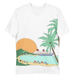 Disney Cruise Castaway Cay Mens T-Shirt Greetings from Paradise Disney Cruise Men&#39;s T-Shirt