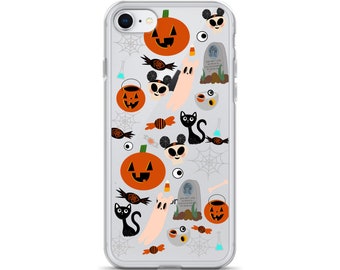 Mickey Mouse Halloween iPhone Case: Spooky Season Pumpkins & Ghosts