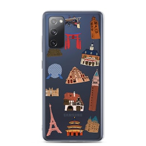 Epcot World Showcase Samsung Phone Case: Spaceship Earth Design