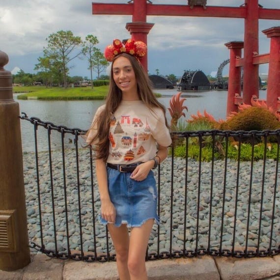 Epcot World Showcase T-Shirt Disney Shirt Hello World Walt Disney World Spaceship Earth Front Only T-Shirt