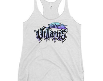 Disney Team Villains Tank Top Disney Destiny Disney Villains T-Shirt Women's Racerback Tank