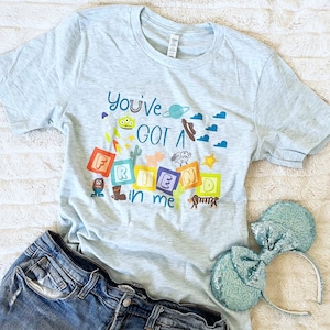 Toy Story T-Shirt Disney Shirt You&#39;ve Got a Friend in Me Andy&#39;s Toys Disney T-Shirt