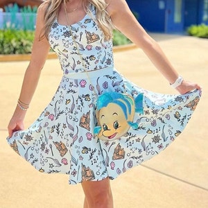 The Little Mermaid Skirt Seaweed is Always Greener Disney Quote Skirt Under the Sea Skirt