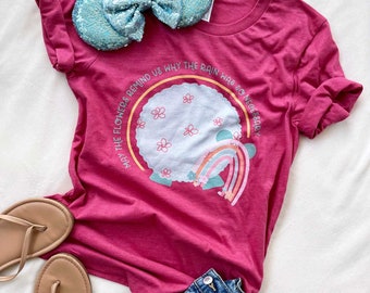 Epcot Flower and Garden Spaceship Earth T-Shirt Mickey Rainbow Disney Unisex T-shirt