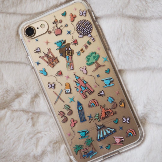 Walt Disney World iPhone Disney Parks Icons Florida Disney iPhone Case