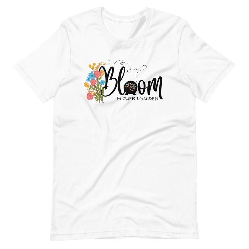 Epcot Festival Bloom Tshirt Disney Flower and Garden Disney Etsy