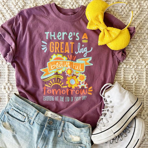 T-shirt Carousel of Progress Comfort Colors : chemise Disney World Ride