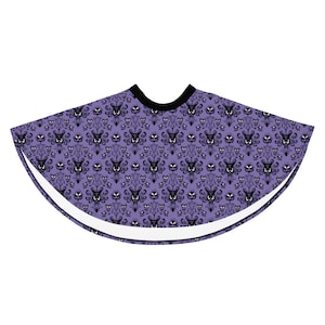 Disney Haunted Mansion Wallpaper Skirt Haunted Mansion Skater Skirt