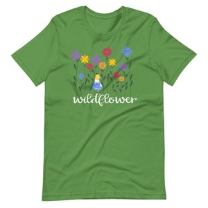 Disney Alice in Wonderland T-Shirt Disney Shirt Wildflower Alice Garden Wildflower T-Shirt image 9