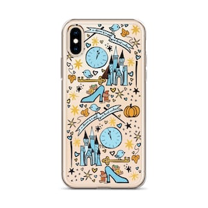 Cinderella Phone Case Disney iPhone Case Disney Princess Cinderella iPhone Case