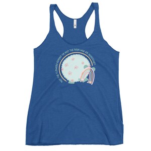 Epcot Flower and Garden Spaceship Earth Tank Top Mickey Rainbow Disney Women&#39;s Racerback Tank