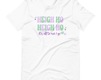 Heigh Ho, Heigh Ho, RunDisney Dopey Challenge entraînement course à pied Disney Shirt T-shirt unisexe