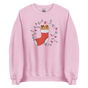 Disney Christmas Chip and Dale Sweater Christmas Stocking Holiday Unisex Sweatshirt