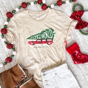 Christmas Vacation T-Shirt: Griswold Family Christmas Tree Plaid Car