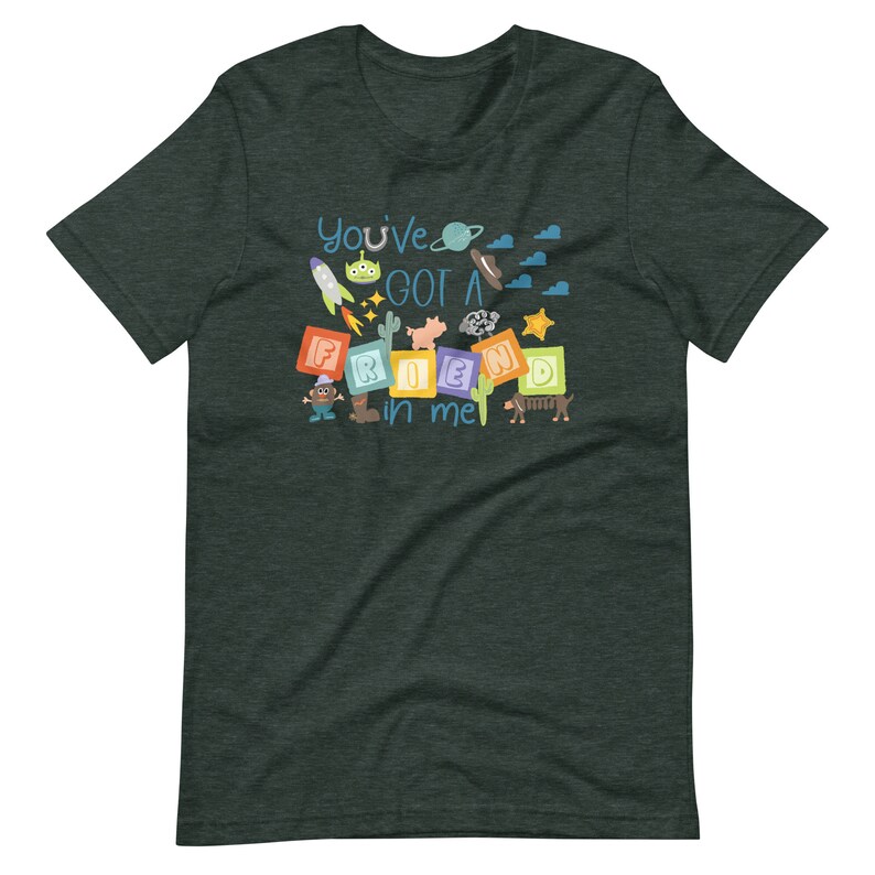 Toy Story T-Shirt Disney Shirt You've Got a Friend in Me Andy's Toys Disney T-Shirt