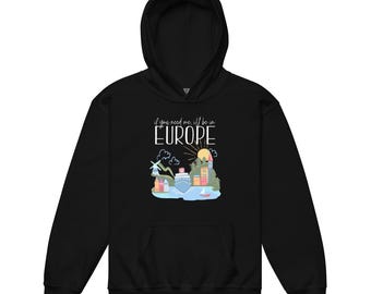 Disney European Cruise-hoody voor kinderen Disney Cruise to Europe Family Cruise-sweater met capuchon voor kinderen
