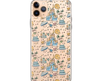 Magic Kingdom iPhone Case, Disneyland Castle Pattern