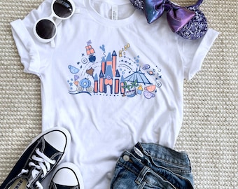 Magic Kingdom T-Shirt Disney Parks Shirt Cinderella Castle Disney World T-Shirt