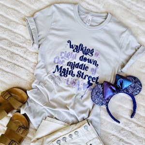 Main Street USA Disney 100 Shirt Magic Kingdom Disney Fireworks Unisex t-shirt