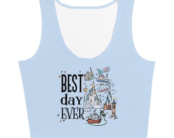 Tokyo Disney Best Day Ever Crop Top  DisneySea Disneyland Crop