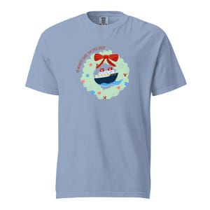 Disney Christmas Cruise Comfort Colors T-Shirt Merriest Cruise DCL Christmas Merrytime Holiday Cruise Unisex heavyweight t-shirt