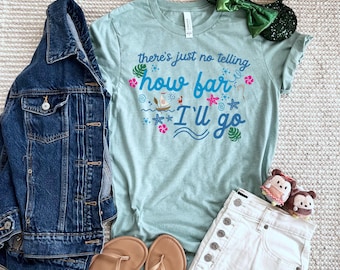 Disney Moana Song Lyrics Shirt Disney Princess Vacation Unisex t-shirt