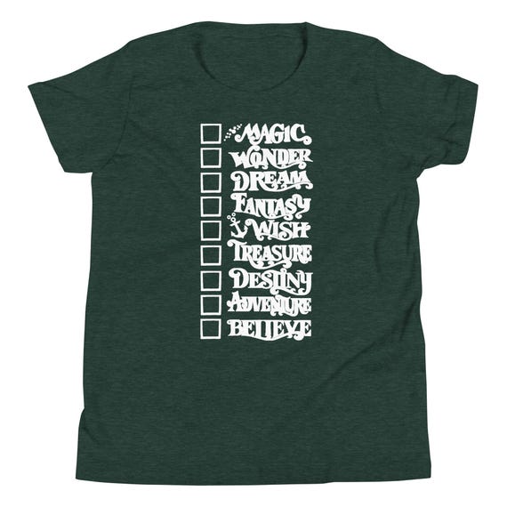 Disney Cruise Ship Kid's Shirt DCL Ships List Cruise Checklist