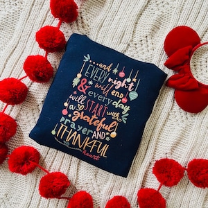 Muppets Christmas Carol T-Shirt A Thankful Heart Disney Christmas Shirt Thanksgiving Muppets Christmas Song T-Shirt