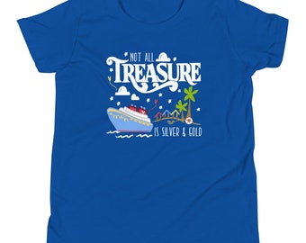 T-shirt Trésor Disney pour enfant T-shirt Cruise Disney Les trésors ne sont pas tous or et argent