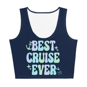 Best Cruise Ever Disney crop Pastel cute DCL Cruise Crop Top