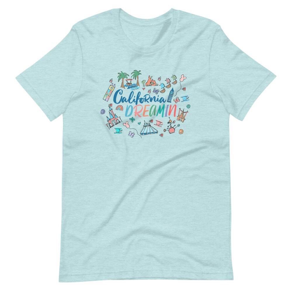 Disneyland T-Shirt California Dreamin' Tee Disney Inspired | Etsy