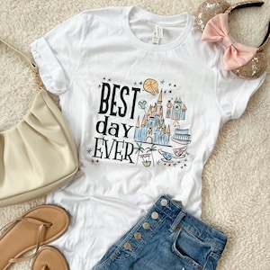 Disney Best Day Ever T-Shirt Disney Parks Castle Disney Trip Shirt Best Day Ever Shirt