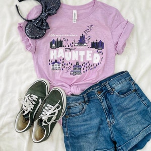 Camiseta de la mansión encantada Me gustan mis mansiones Parques encantados de Disney Camiseta de las mansiones encantadas