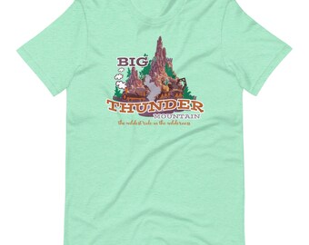 ビッグサンダーマウンテンTシャツ ディズニーシャツ ディズニー鉄道