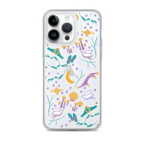 Princess Jasmine iPhone Case: Aladdin Castle & Floral Design