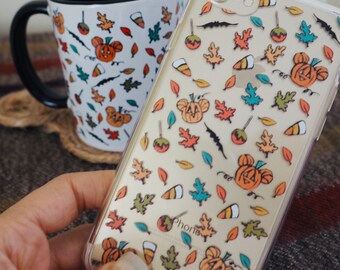 Mickey Kürbis iPhone Hülle Disney Herbst Disneyland Disney World Handyhülle Disney Halloween iPhone Hülle