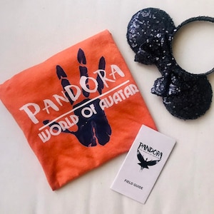 Disney Pandora Avatar Hand Print T-Shirt, World of Avatar Animal Kingdom