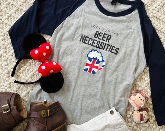 Camiseta raglán del Festival de Comida y Vino de Disney Epcot: Artículos imprescindibles para la cerveza