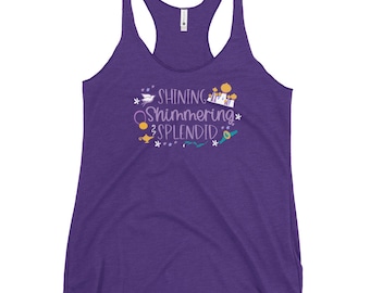 runDisney Jasmine Racerback Tank Top: Princess Half Marathon