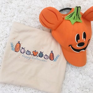 Halloween Pumpkins T-Shirt Disney Shirt Mickey Pumpkins Fall Happy Halloween Pumpkin T-shirt