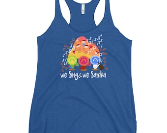 Three Caballeros Sing Tank Top Disney We Sing and We Samba Ladies Racerback Tank Top