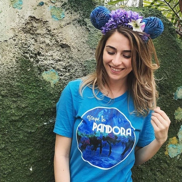 Disney Pandora Avatar T-Shirt, Escape to Pandora Animal Kingdom Shirt