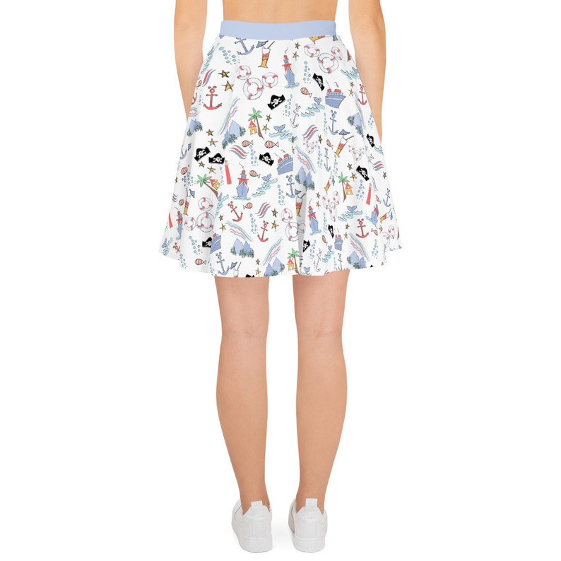 Disney Cruise Skirt Cruise Disney Sketch DCL Skater Skirt image 2
