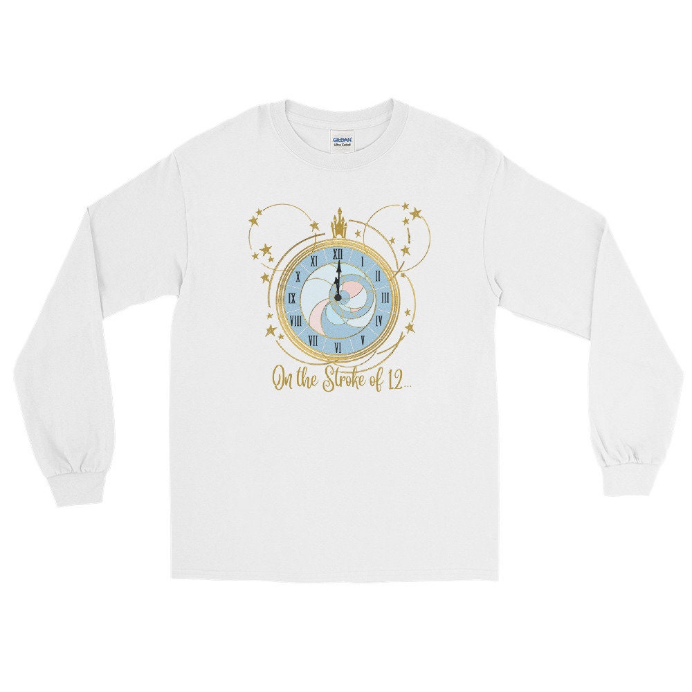 Discover Cinderella Midnight Long Sleeve Shirt Disney Shirt Disney New Years Eve Clock Unisex Long Sleeve Shirt