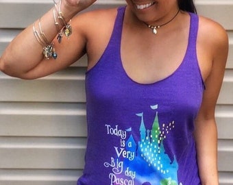 Disney Wirren Schloss Tank Top: Rapunzel & Pascal Urlaub Shirt