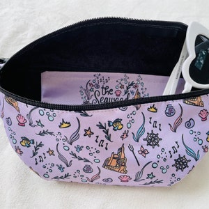 The Little Mermaid Belt Bag Seaweed is Always Greener Disney Quote Fanny Pack Under the Sea Belt Bag